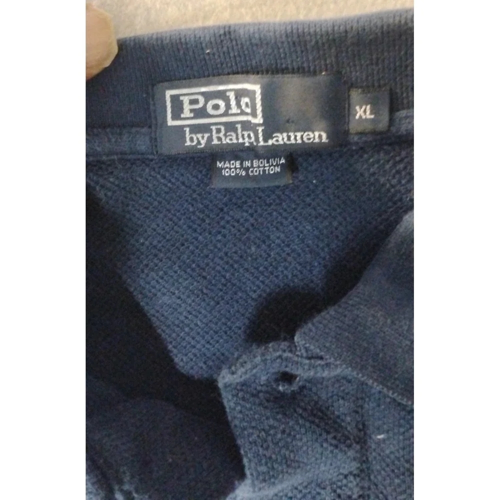 Polo by Ralph Lauren Short Sleeve 100% Cotton Blue Striped Shirt Size X-Large